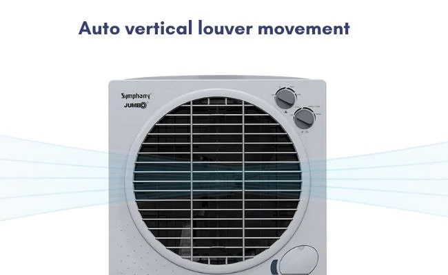 Automatic vertical louver movement powerful desert air cooler
