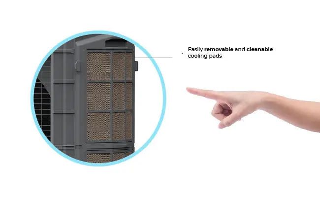 Easy Removable Cooling Pads