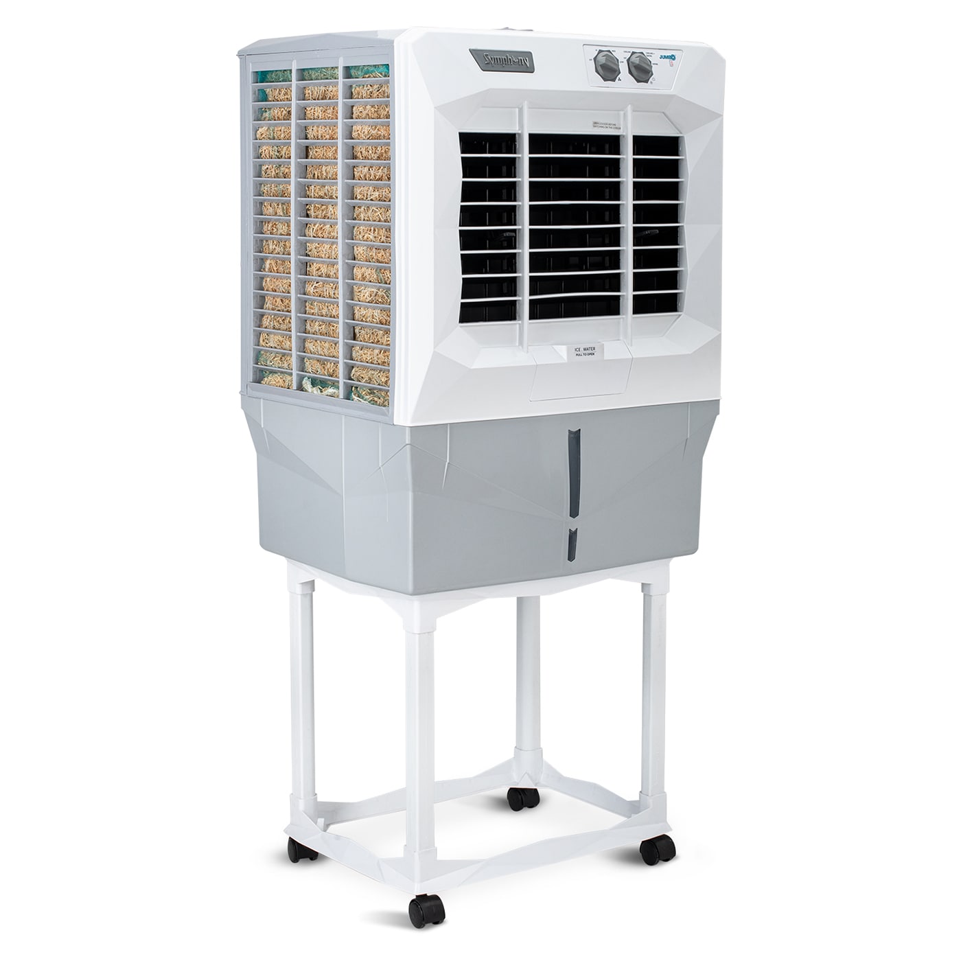 Efficient desert air cooler with double blowers