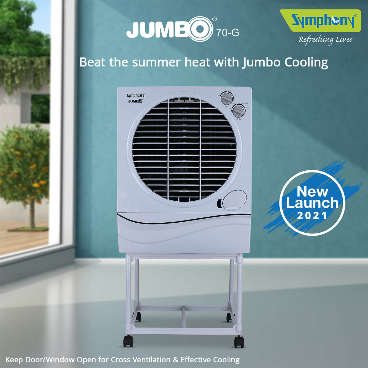 Jumbo 70 Powerful Desert Air Cooler Symphony