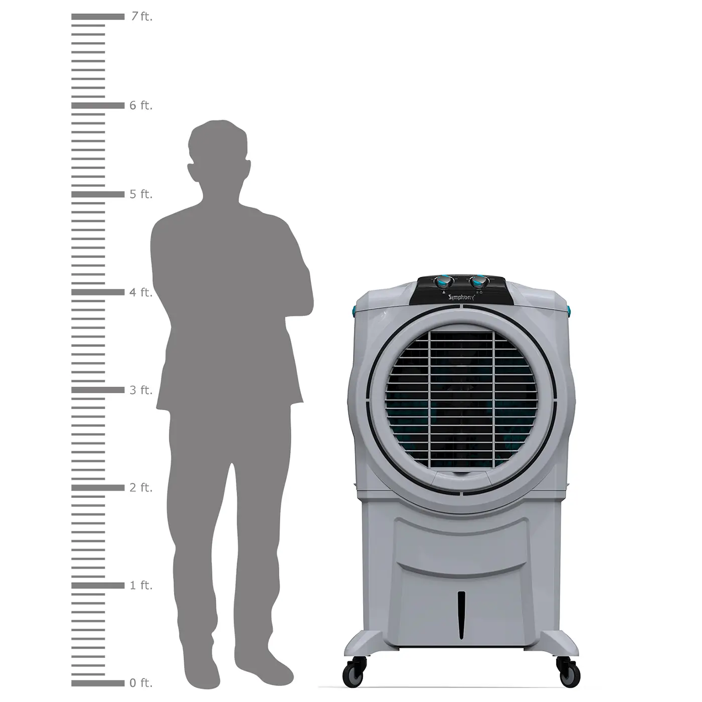 Multi-directional wheel air coolers