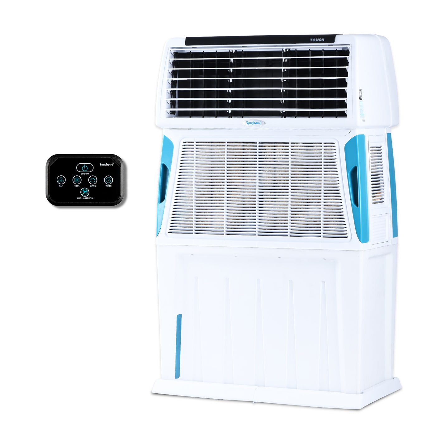 Room Air Cooler with 4-side cooling pads for efficient cooling performance