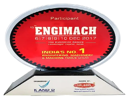 Received the award of recognition for participation in the 13th Engimach show which was held in December. Received the award of recognition for participation in the 13th Engimach show which was held in December.