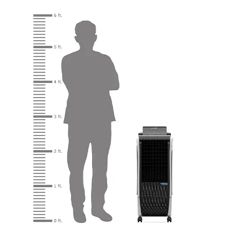 Diet 3D 12i Portable Tower Personal Air Cooler for Compact Rooms up to 12m2