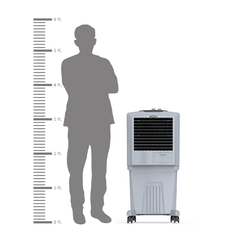 HiFlo 40 Room Air Cooler with Honeycomb Pads