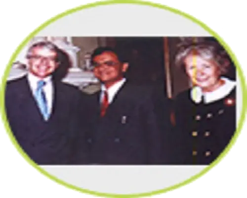 Mr. Achal Bakeri, Chairman & Managing Director, is felicitated by Sir John Major, then the Prime Minister of the United Kingdom. Mr. Achal Bakeri, Chairman & Managing Director, is felicitated by Sir John Major, then the Prime Minister of the United Kingdom.