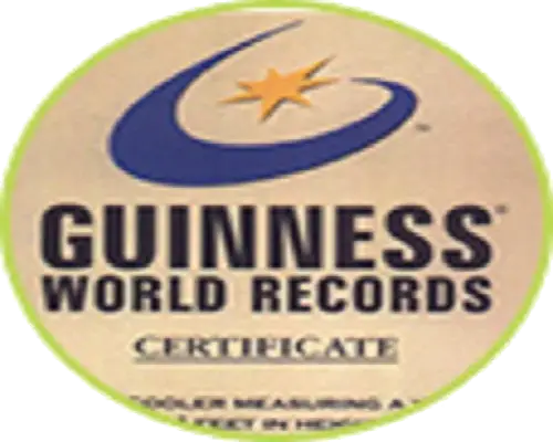 Symphony is awarded the Guinness World Record for creating the world’s largest functioning air cooler. Symphony is awarded the Guinness World Record for creating the world’s largest functioning air cooler.