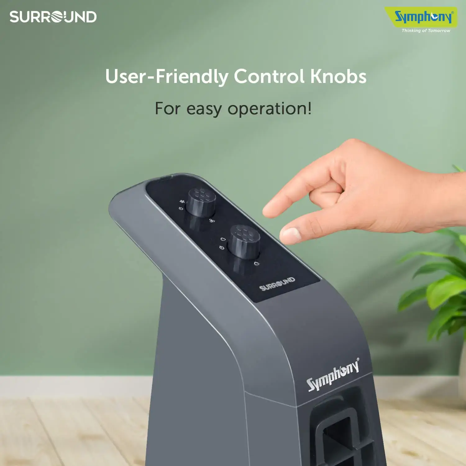 Tower Fan - Surround (Grey) Bladeless Cooling Fan