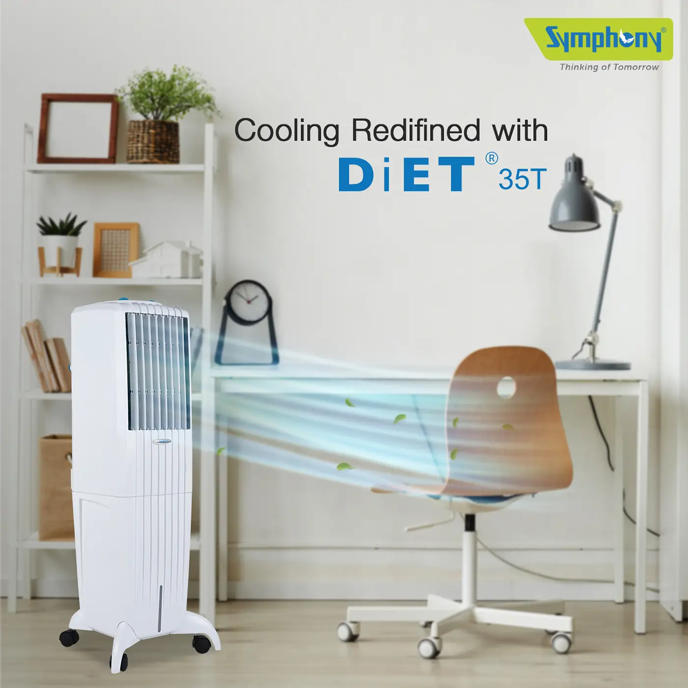 Diet 35T Tower Room Air Cooler 35-litres