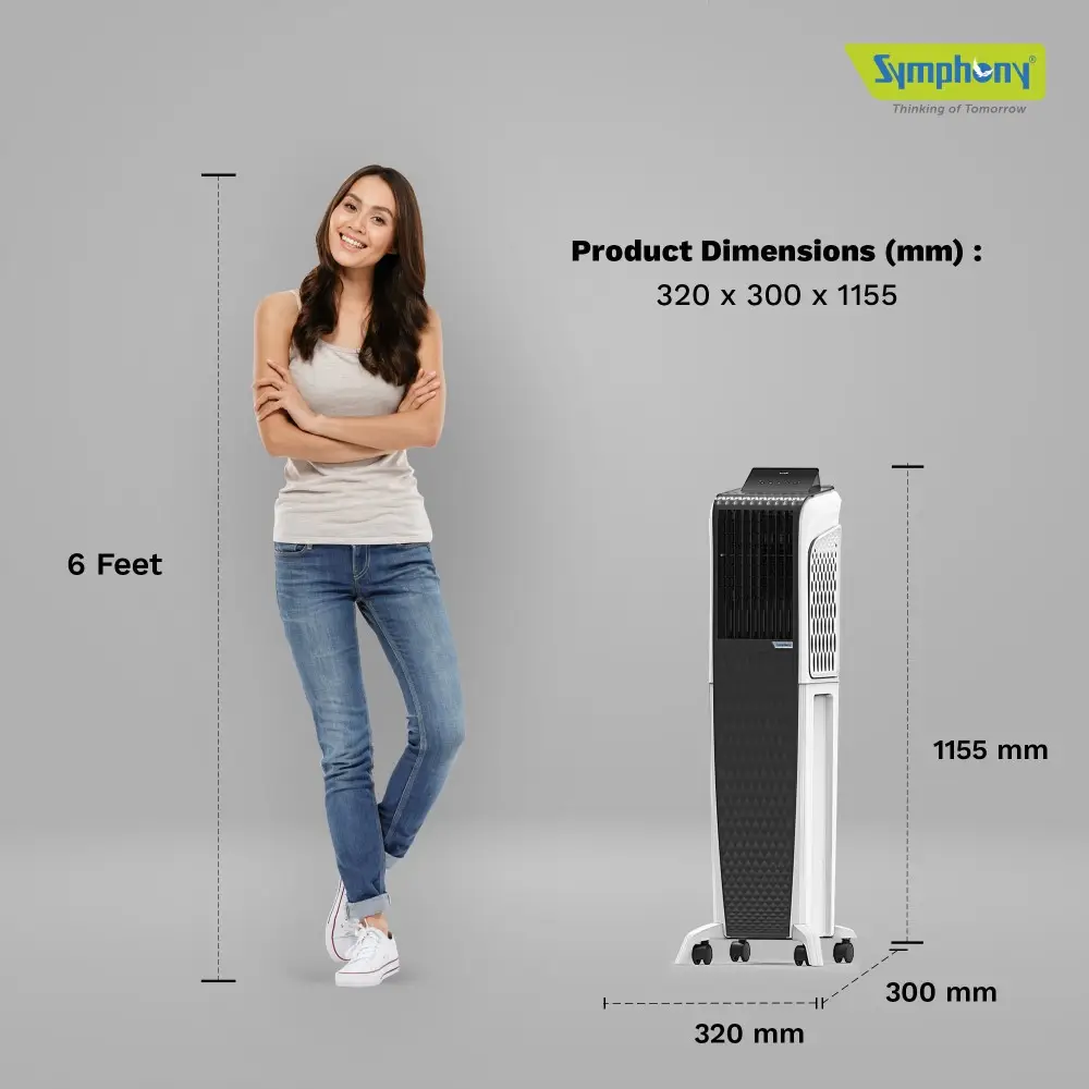 Tower Room Air Cooler Diet 3D 55i+ (55-litres)