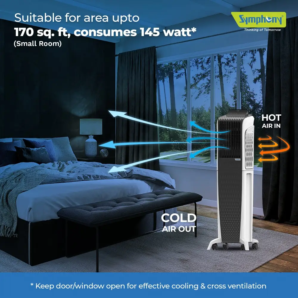 Tower Room Air Cooler Diet 3D 55i+ (55-litres)