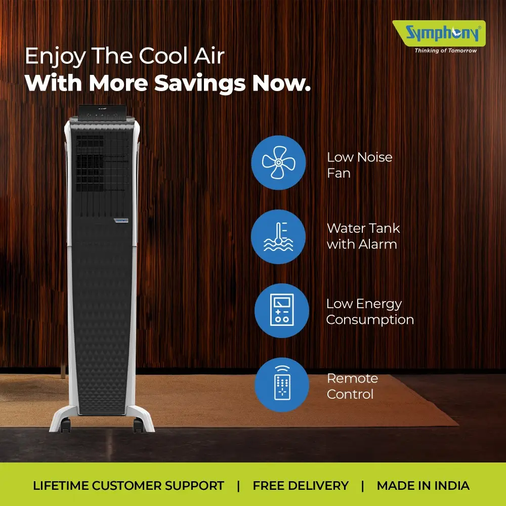 Tower Room Air Cooler Diet 3D 55i+ (55-litres)