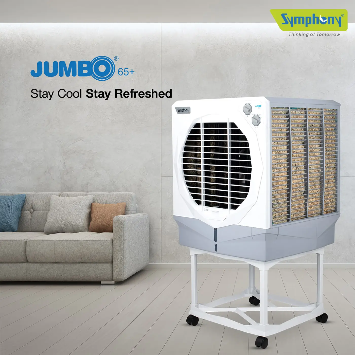 Jumbo 65+ Desert Air Cooler 61-litres