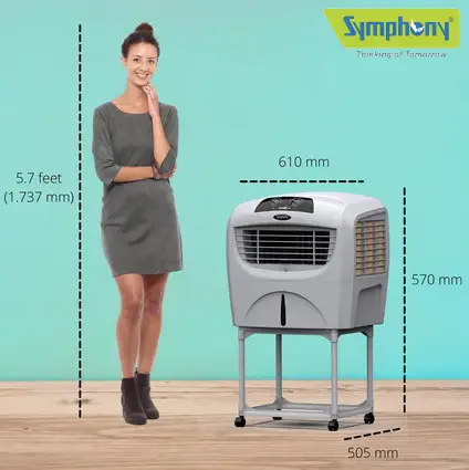 Portable Room Air Cooler Sumo Jr. (45-litres) with Trolley