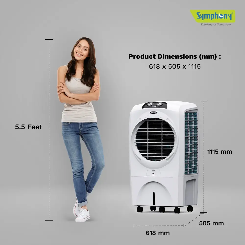 Desert Air Cooler Siesta 70 XL with Powerful Fan (70-litres)