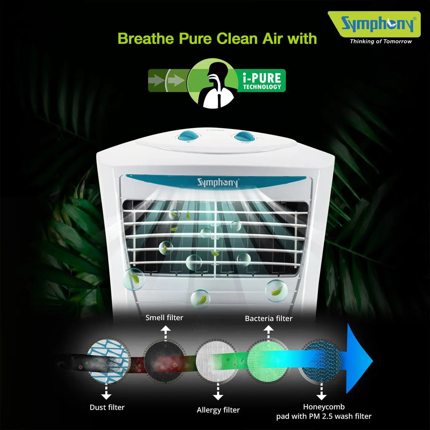 Room Air Cooler HiCool 45T