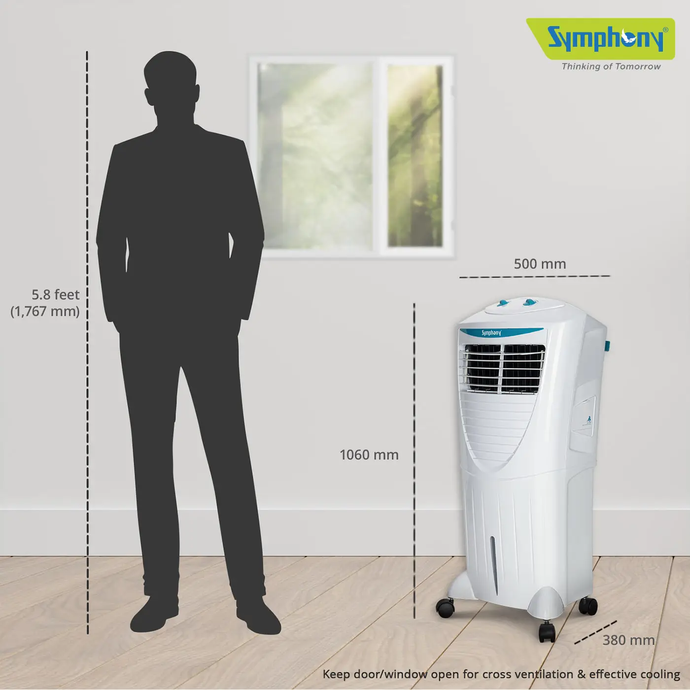 Room Air Cooler HiCool 45T