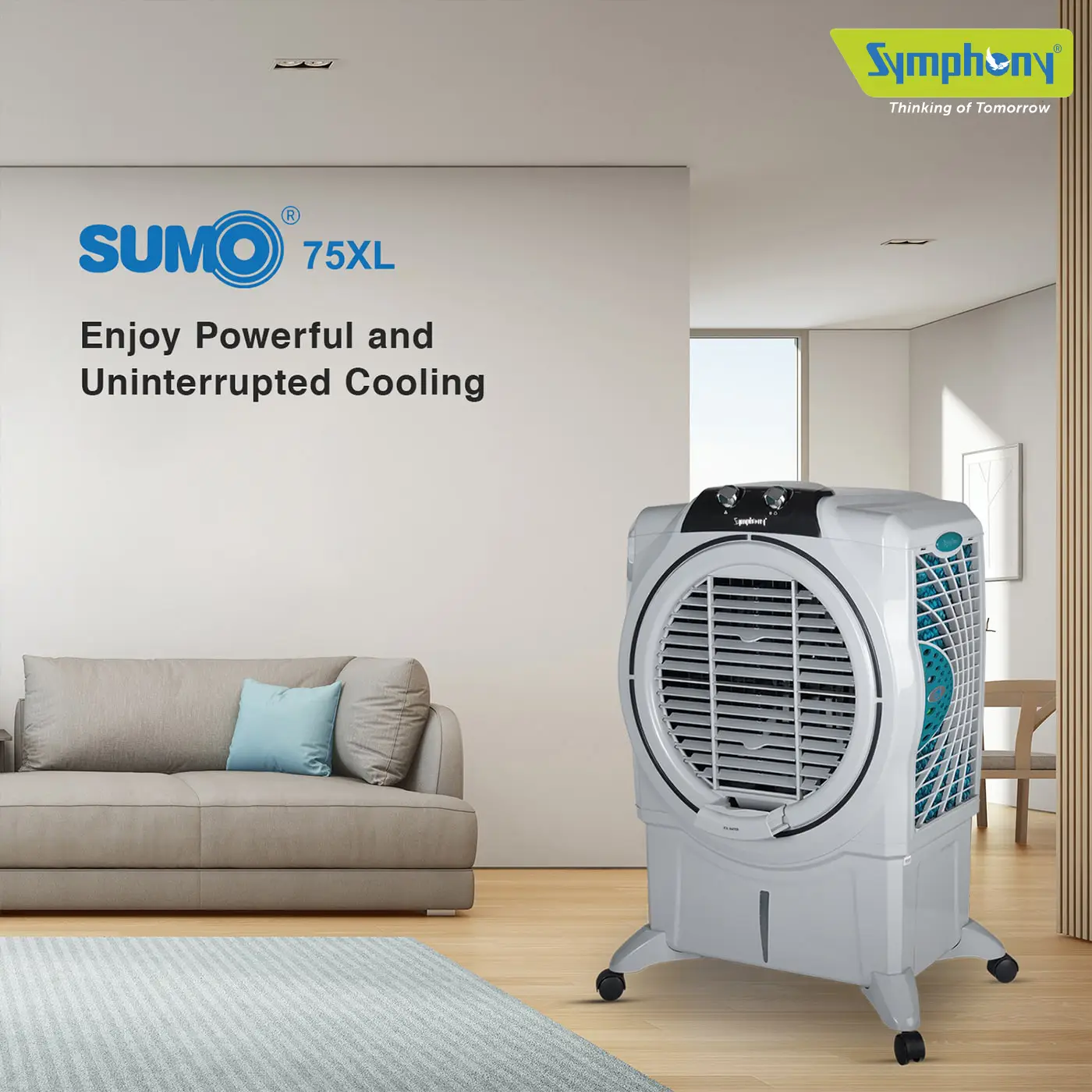Sumo 75 XL Desert Air Cooler for 400 Sqft Rooms