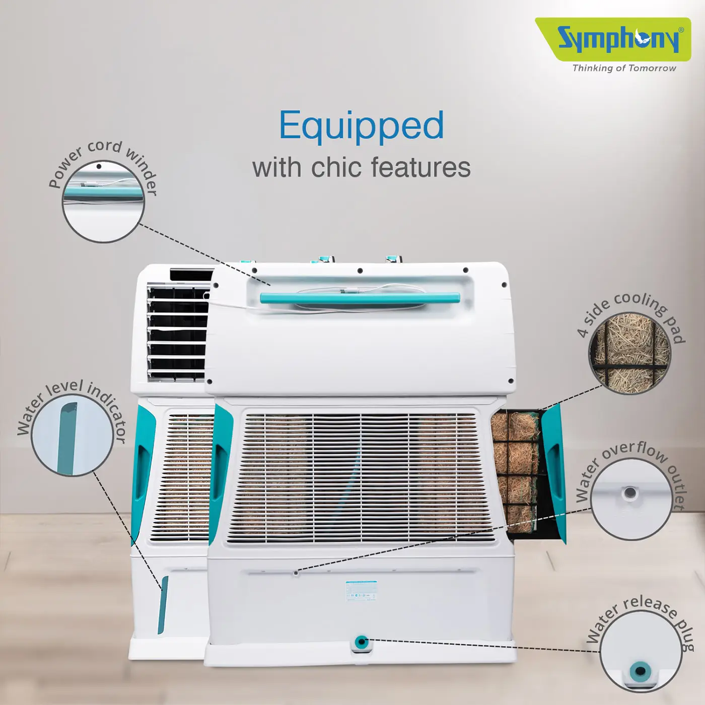 Desert Air Cooler Touch 80 (80-litres)