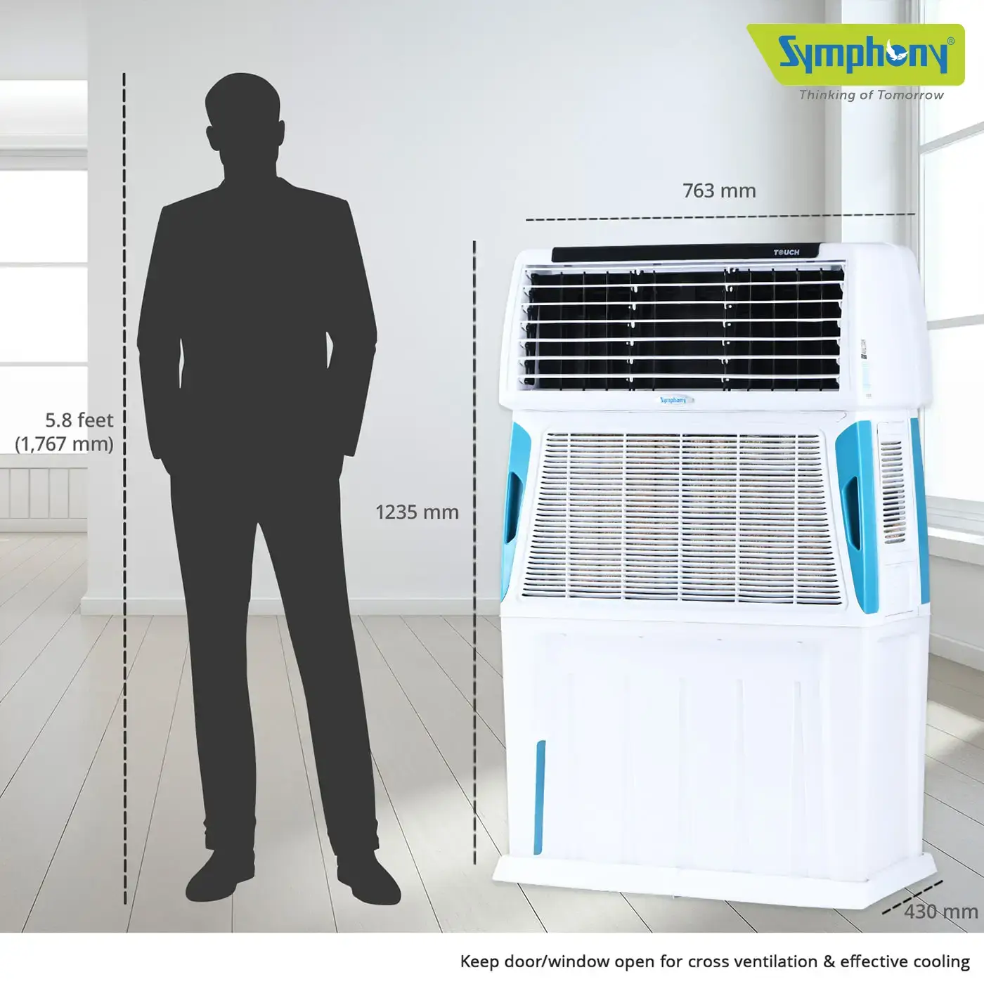 Touch 110 Desert Air Cooler 110-litres