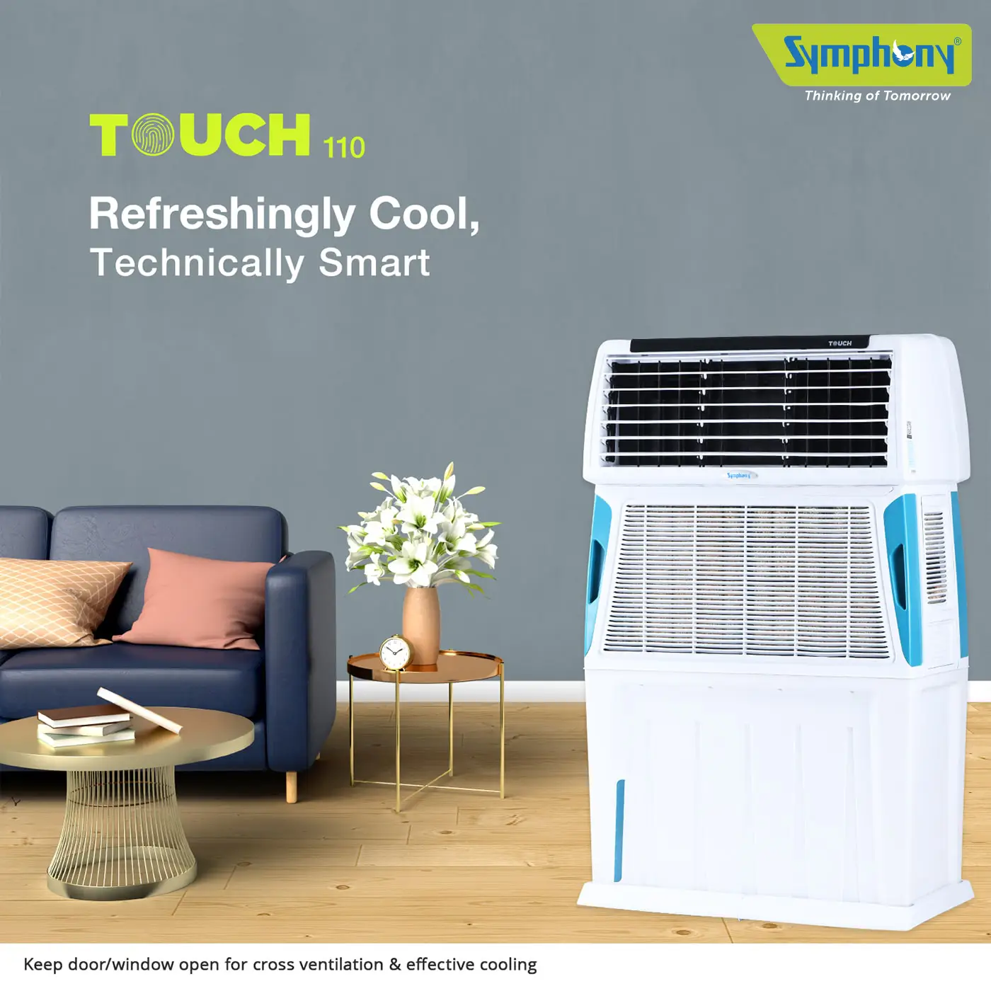 Touch 110 Desert Air Cooler 110-litres