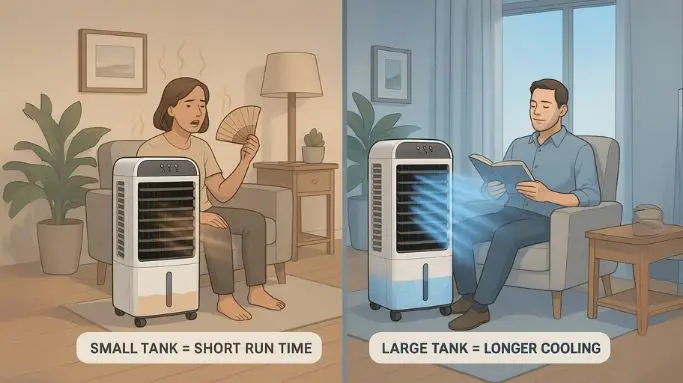 Why Water Tank Size Matters in Air Coolers: Understanding Its Impact on Performance