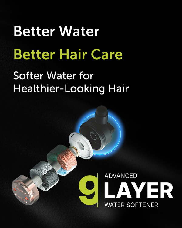 Storage Water Heater with 9-Layer Puropod Water Softener