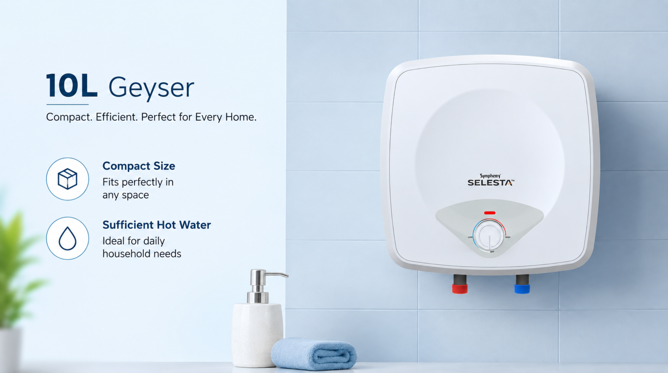 10 litre geyser